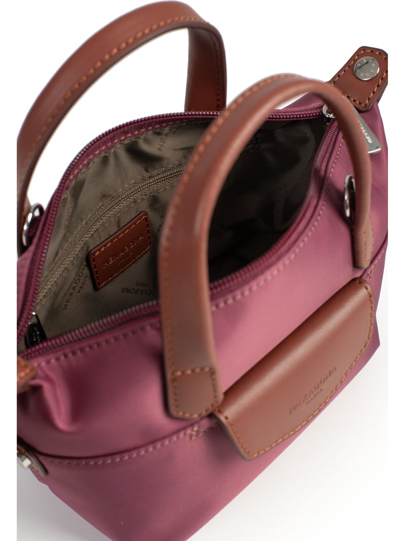 Bolsa de mano - mini pop hexagona Violeta ciruela - Kiabi