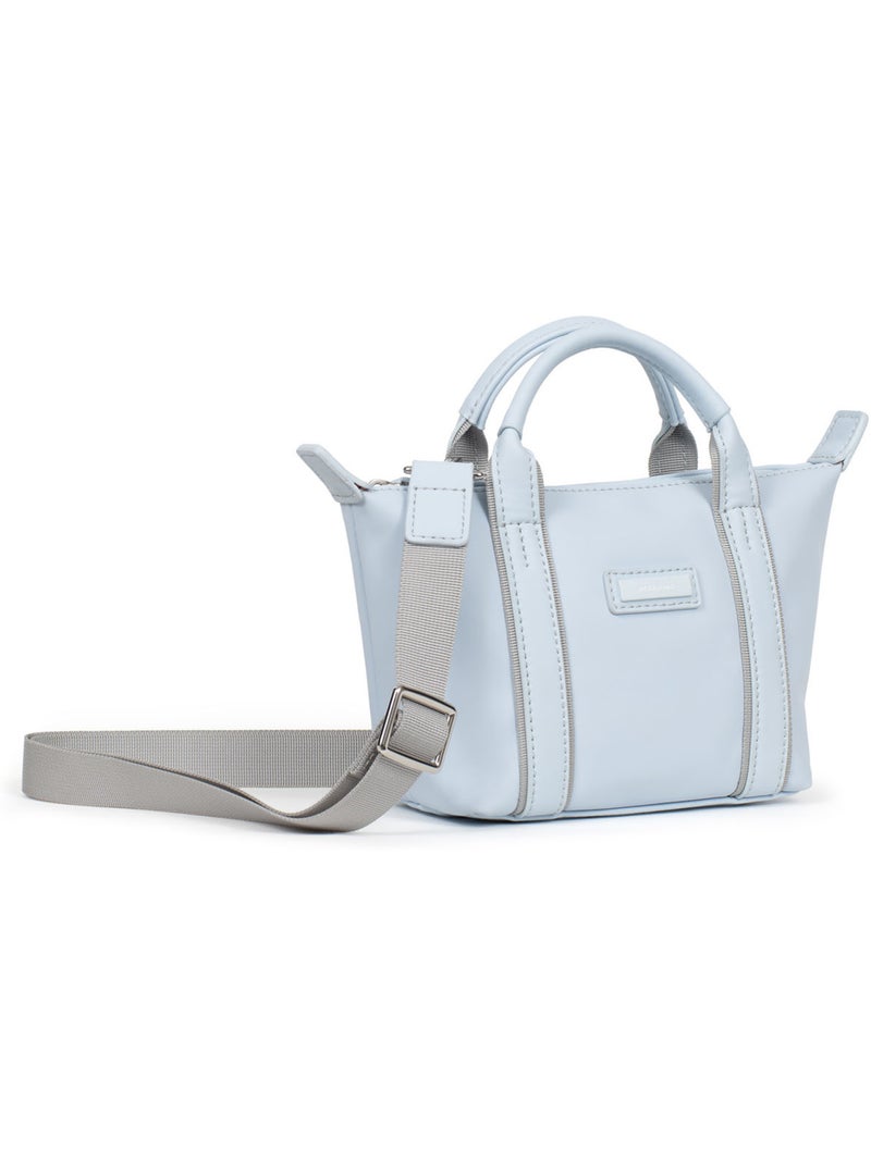 Bolsa de mano - mini tara hexagona Azul cielo - Kiabi