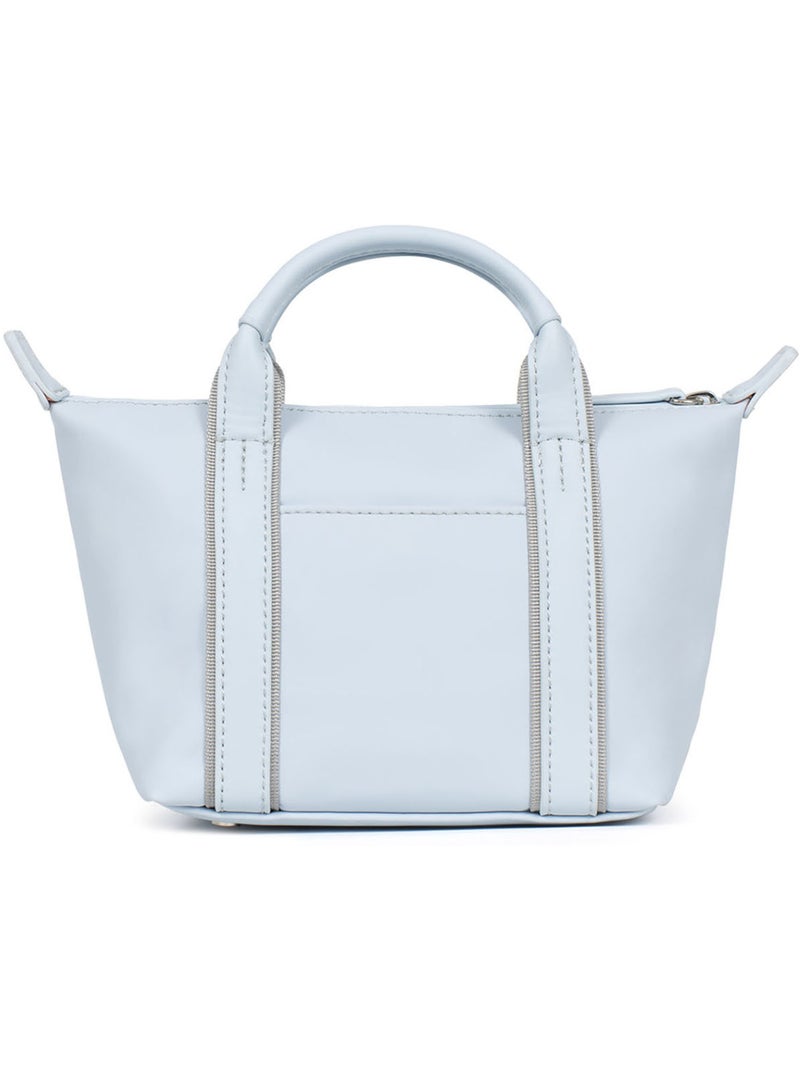 Bolsa de mano - mini tara hexagona Azul cielo - Kiabi