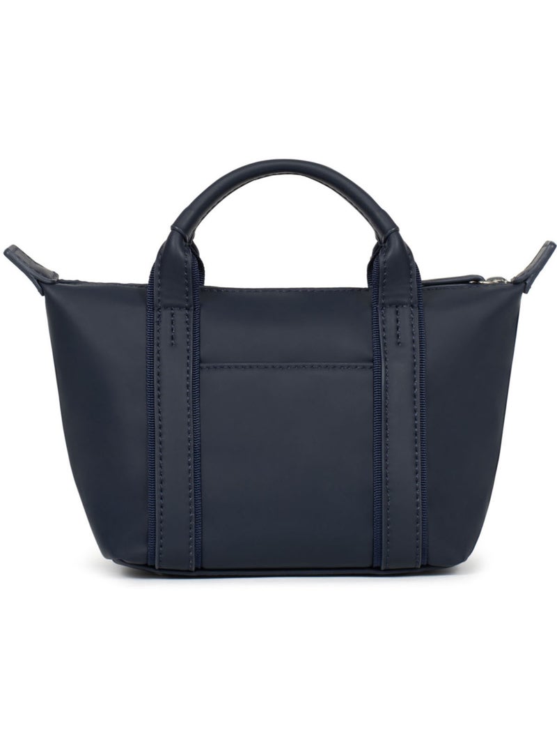 Bolsa de mano - mini tara hexagona Azul noche - Kiabi