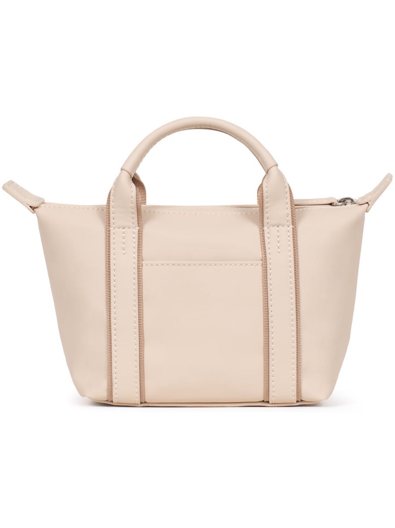 Bolsa de mano - mini tara hexagona Marfil - Kiabi