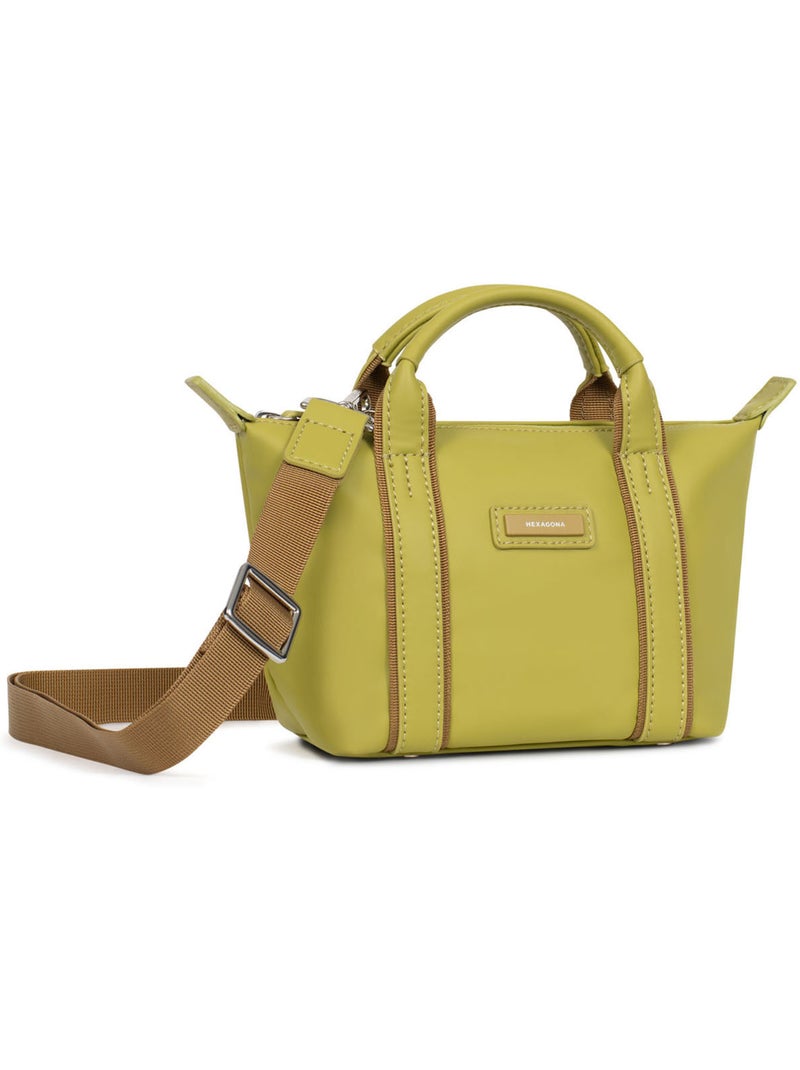 Bolsa de mano - mini tara hexagona Verde anís - Kiabi