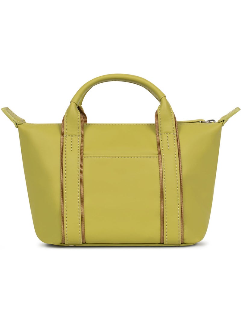 Bolsa de mano - mini tara hexagona Verde anís - Kiabi