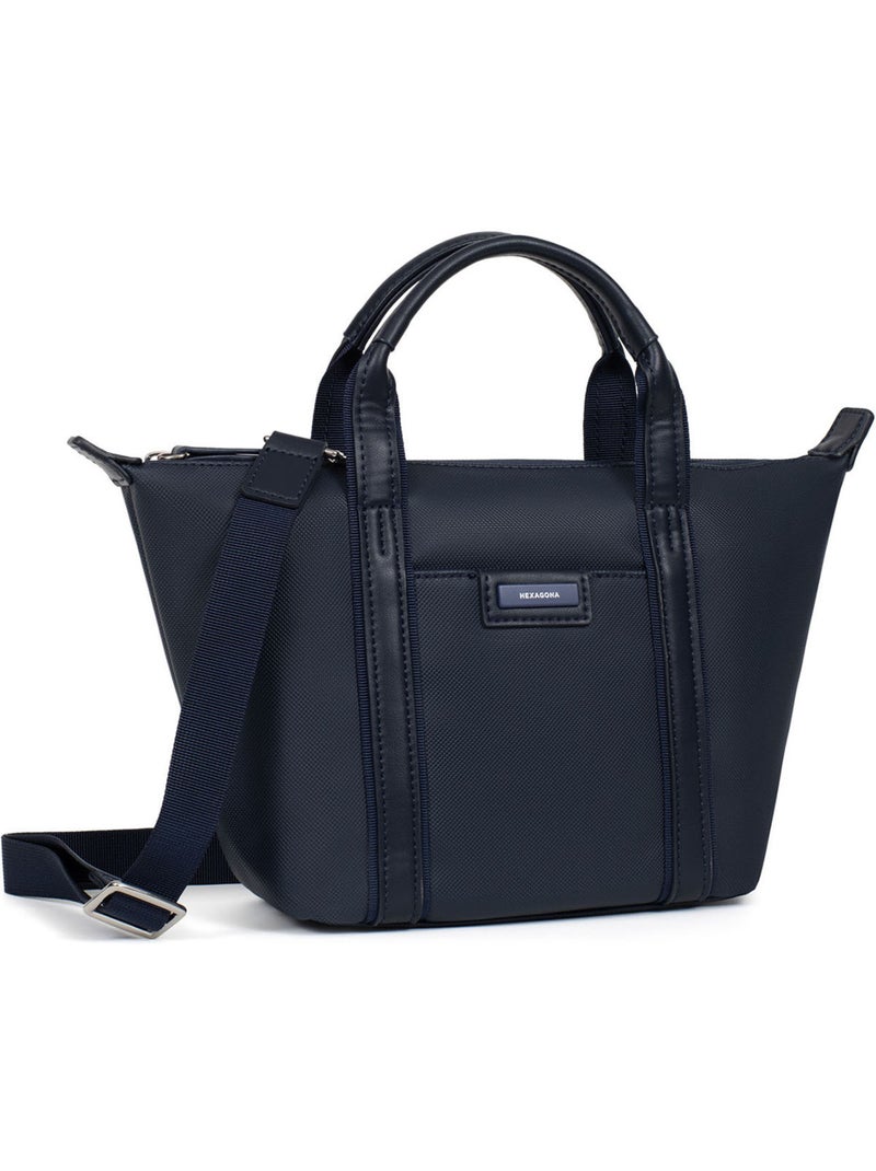 Bolsa de mano - pequeña joyce hexagona Azul noche - Kiabi