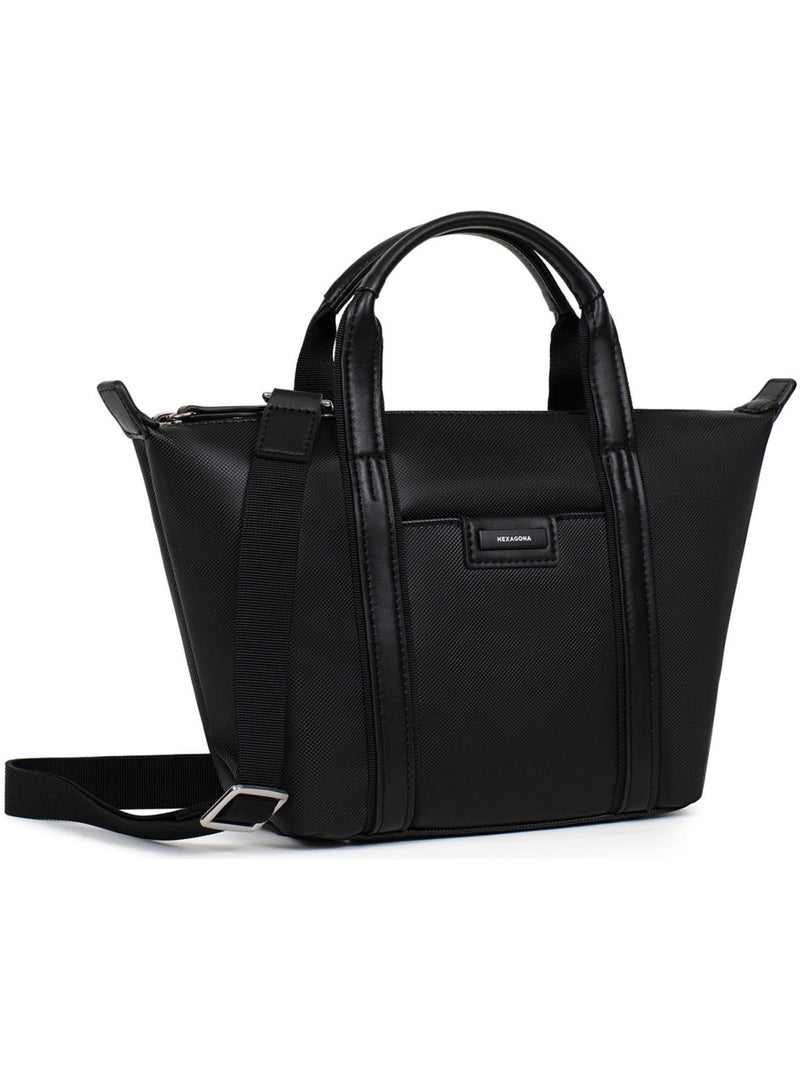 Bolsa de mano - pequeña joyce hexagona Negro - Kiabi