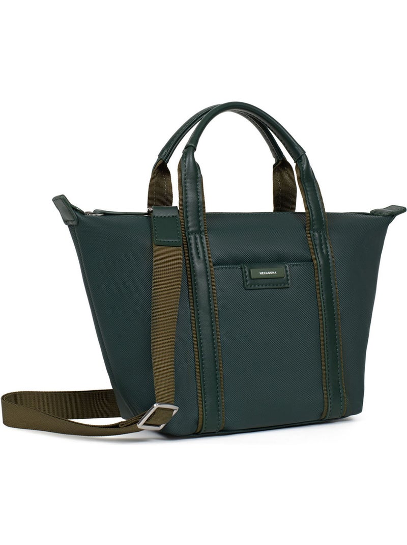 Bolsa de mano - pequeña joyce hexagona Verde abeto - Kiabi