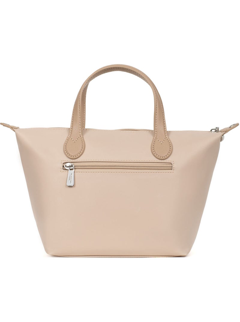 Bolsa de mano - pequeña kiana hexagona Beige arena - Kiabi