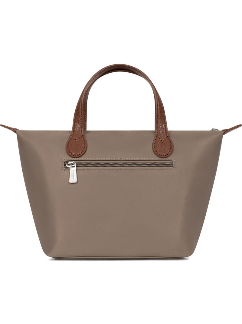 Bolsa de mano - pequeña kiana hexagona Taupe - Kiabi
