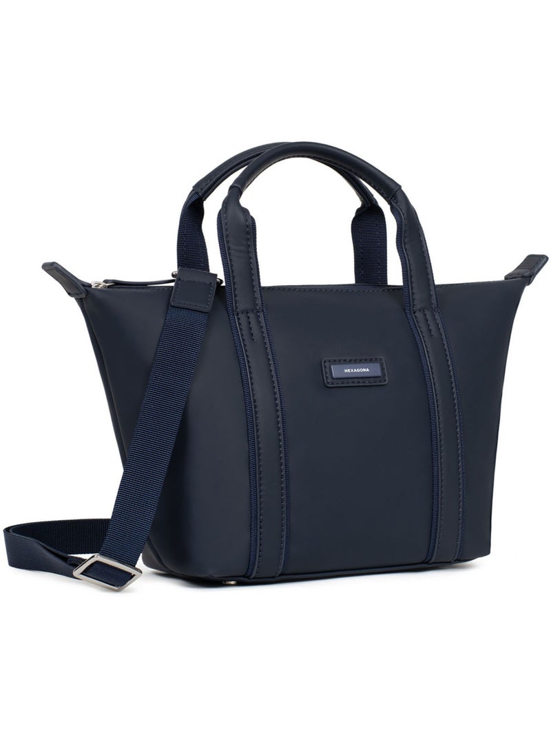 Bolsa de mano - pequeña tara hexagona Azul noche - Kiabi