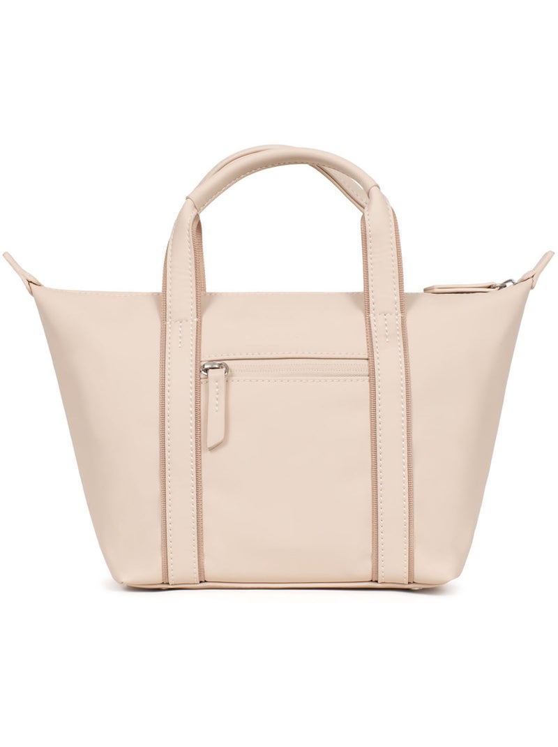 Bolsa de mano - pequeña tara hexagona Marfil - Kiabi