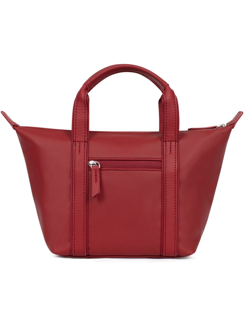 Bolsa de mano - pequeña tara hexagona Rojo oscuro - Kiabi