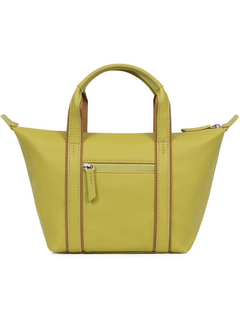 Bolsa de mano - pequeña tara hexagona Verde anís - Kiabi