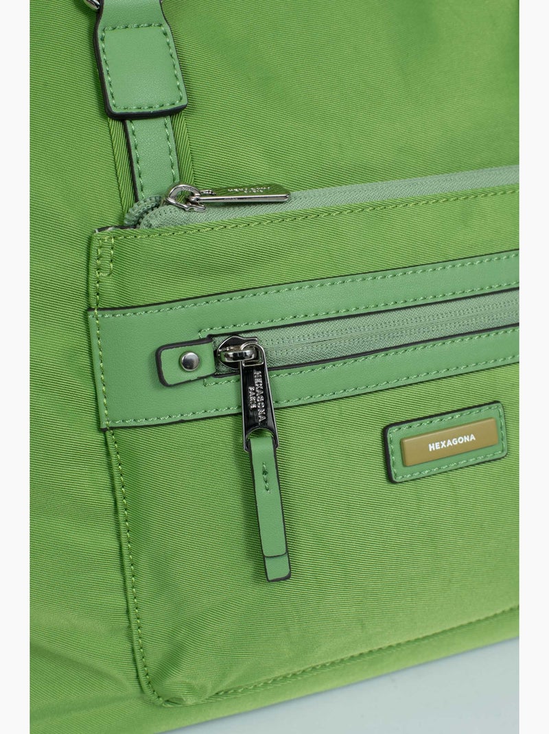 Bolsa de mano con asa para el hombro - a4 yona hexagona Verde - Kiabi
