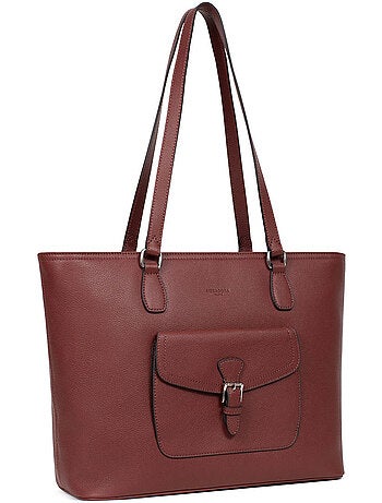 Bolsa de mano con asas - A4 - Cuero MIRABELLE