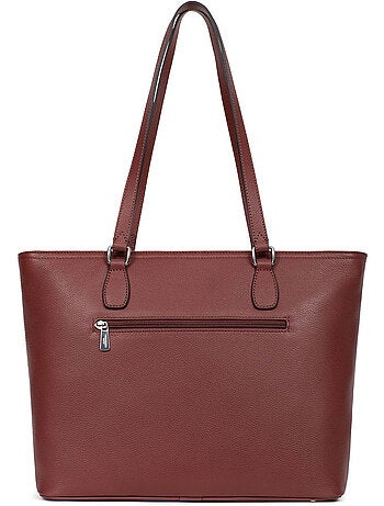 Bolsa de mano con asas - A4 - Cuero MIRABELLE