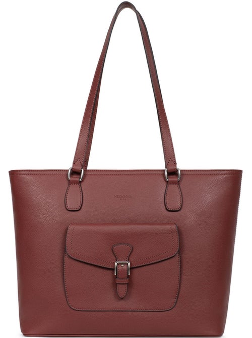 Bolsa de mano con asas - A4 - Cuero MIRABELLE - Kiabi Bolsa de mano con asas - A4 - Cuero MIRABELLE - Kiabi