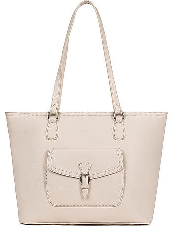 Bolsa de mano con asas - A4 - Cuero MIRABELLE