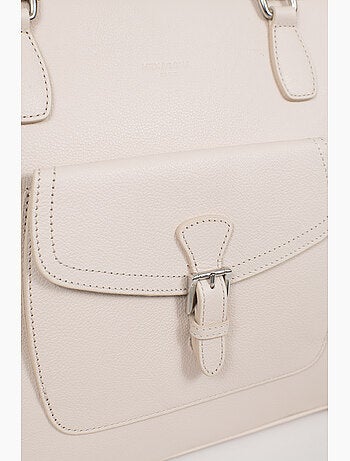 Bolsa de mano con asas - A4 - Cuero MIRABELLE
