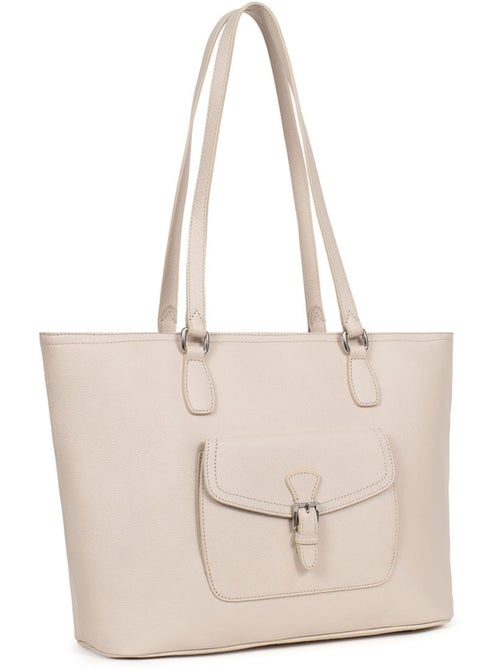 Bolsa de mano con asas - A4 - Cuero MIRABELLE - Kiabi Bolsa de mano con asas - A4 - Cuero MIRABELLE - Kiabi