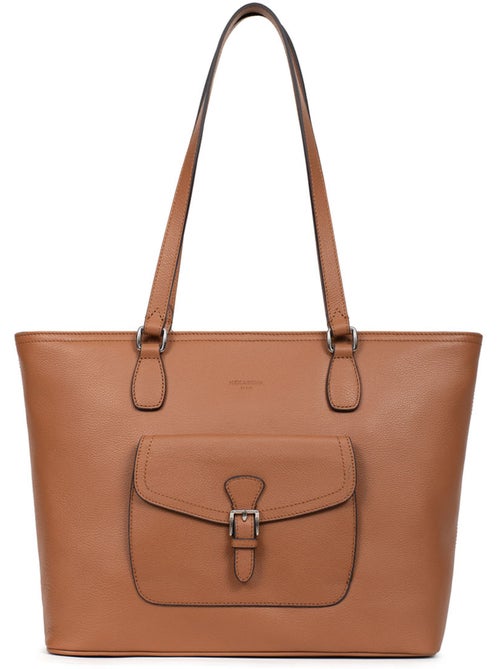 Bolsa de mano con asas - A4 - Cuero MIRABELLE - Kiabi Bolsa de mano con asas - A4 - Cuero MIRABELLE - Kiabi
