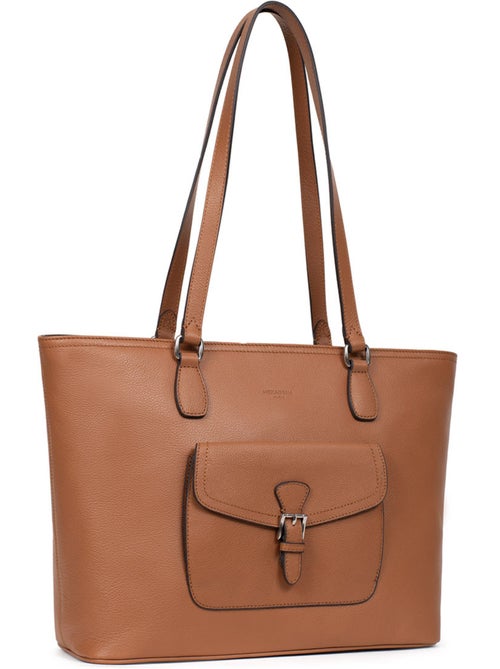 Bolsa de mano con asas - A4 - Cuero MIRABELLE - Kiabi Bolsa de mano con asas - A4 - Cuero MIRABELLE - Kiabi