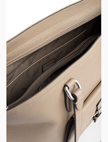 Bolsa de mano con asas - A4 - Cuero MIRABELLE
