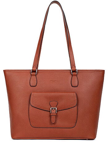 Bolsa de mano con asas - A4 - Cuero MIRABELLE