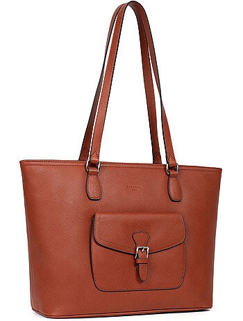 Bolsa de mano con asas - A4 - Cuero MIRABELLE