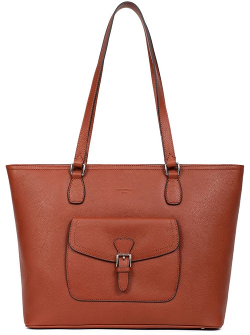 Bolsa de mano con asas - A4 - Cuero MIRABELLE - Kiabi Bolsa de mano con asas - A4 - Cuero MIRABELLE - Kiabi