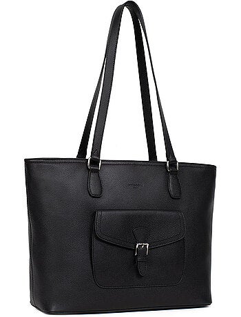 Bolsa de mano con asas - A4 - Cuero MIRABELLE