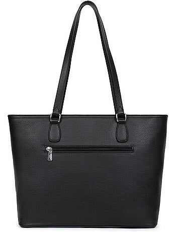 Bolsa de mano con asas - A4 - Cuero MIRABELLE