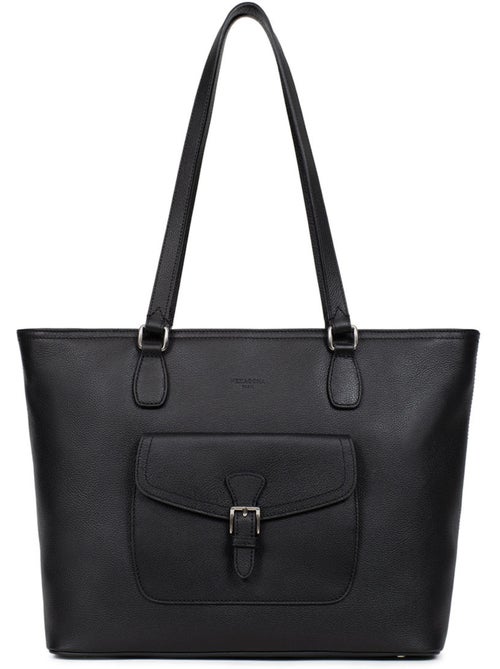 Bolsa de mano con asas - A4 - Cuero MIRABELLE - Kiabi Bolsa de mano con asas - A4 - Cuero MIRABELLE - Kiabi