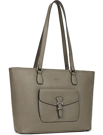 Bolsa de mano con asas - A4 - Cuero MIRABELLE