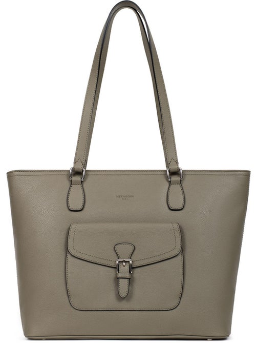 Bolsa de mano con asas - A4 - Cuero MIRABELLE - Kiabi Bolsa de mano con asas - A4 - Cuero MIRABELLE - Kiabi