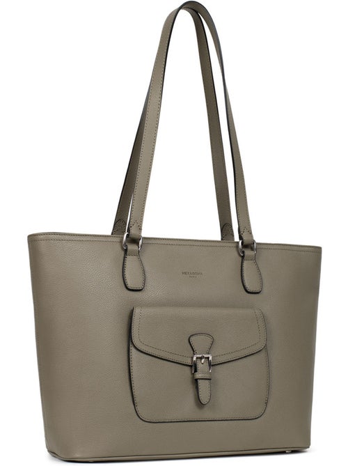 Bolsa de mano con asas - A4 - Cuero MIRABELLE - Kiabi Bolsa de mano con asas - A4 - Cuero MIRABELLE - Kiabi