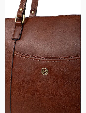 Bolsa de mano con asas - A4 - Cuero ONDINE