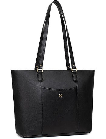 Bolsa de mano con asas - A4 - Cuero ONDINE