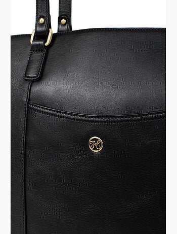 Bolsa de mano con asas - A4 - Cuero ONDINE