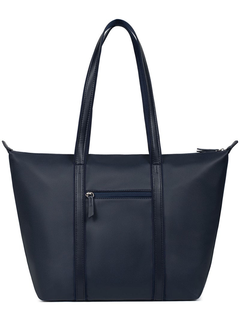 Bolsa de mano con asas - a4 - grande joyce hexagona Azul noche - Kiabi