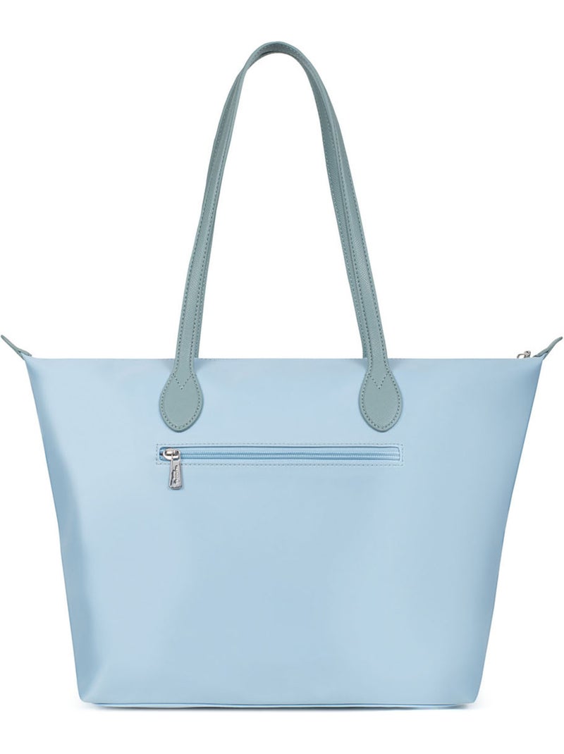 Bolsa de mano con asas - a4 - grande kiana hexagona Azul cielo - Kiabi
