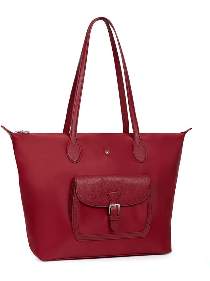 Bolsa de mano con asas - a4 - grande kiana hexagona Rojo - Kiabi