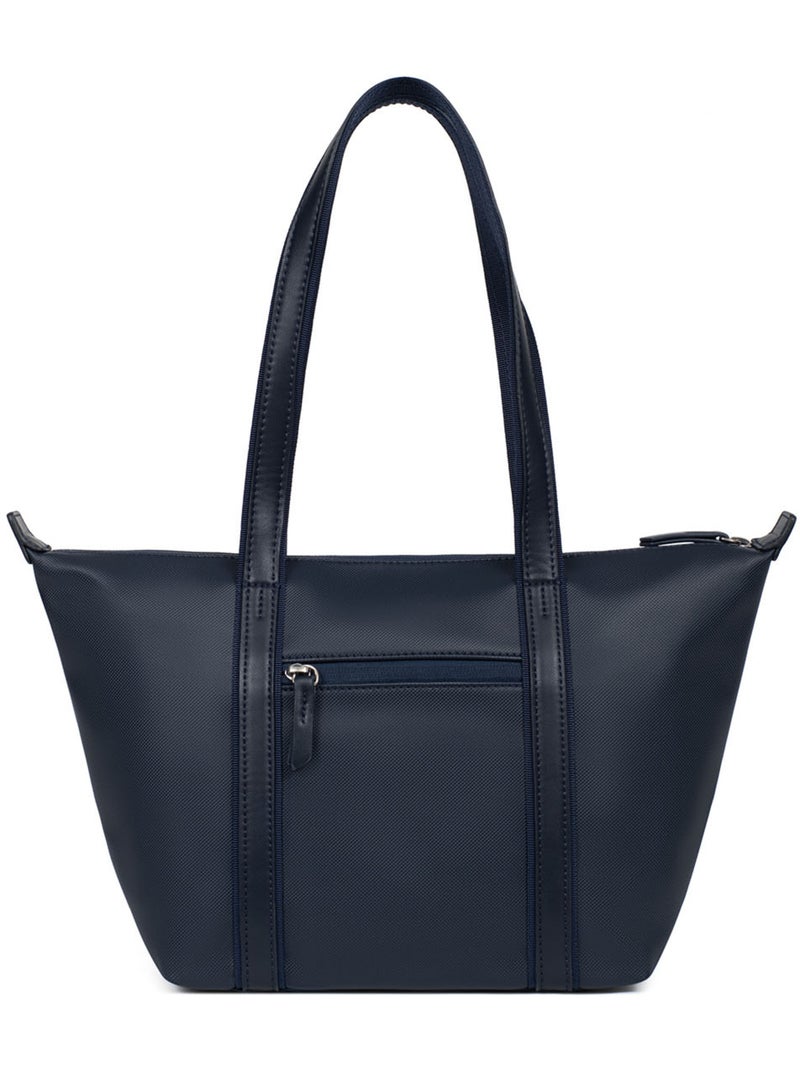 Bolsa de mano con asas - mediana joyce hexagona Azul noche - Kiabi