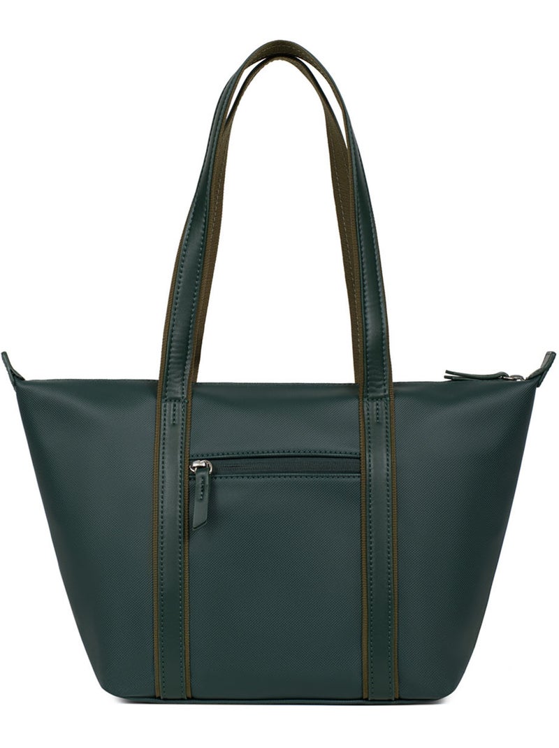 Bolsa de mano con asas - mediana joyce hexagona Verde abeto - Kiabi
