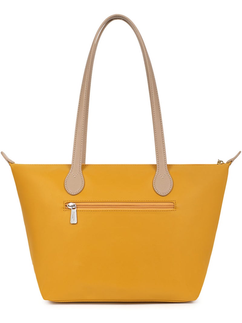 Bolsa de mano con asas - mediana kiana hexagona Amarillo - Kiabi
