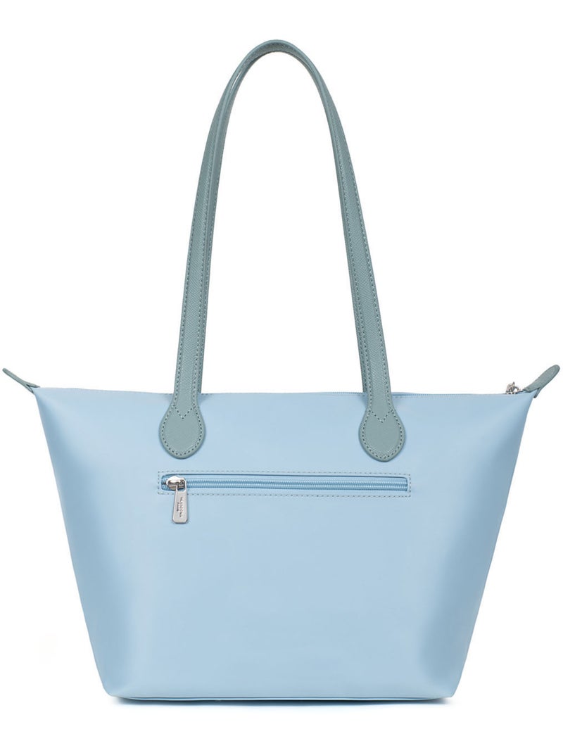 Bolsa de mano con asas - mediana kiana hexagona Azul cielo - Kiabi