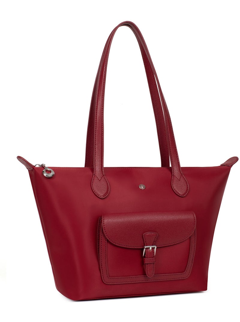 Bolsa de mano con asas - mediana kiana hexagona Rojo - Kiabi