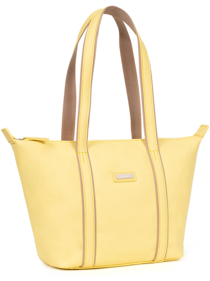 Bolsa de mano con asas - Mediana TARA Amarillo - Kiabi