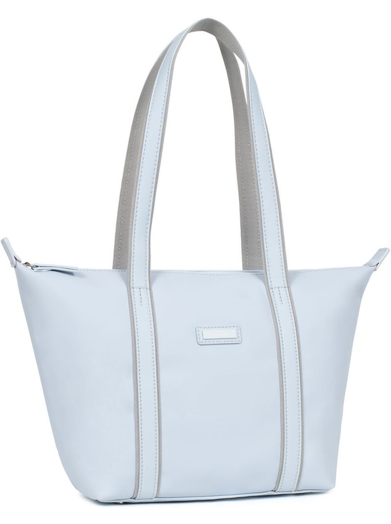 Bolsa de mano con asas - mediana tara hexagona Azul cielo - Kiabi