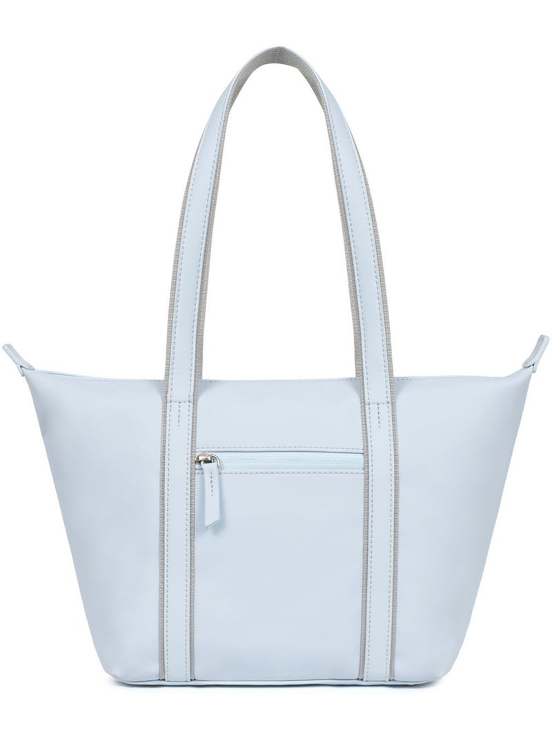 Bolsa de mano con asas - mediana tara hexagona Azul cielo - Kiabi