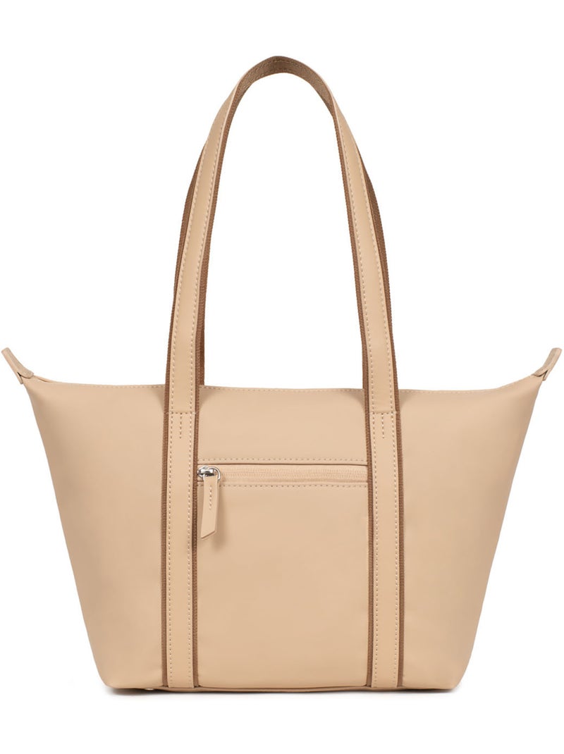Bolsa de mano con asas - mediana tara hexagona Beige arena - Kiabi
